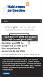 Mobile Screenshot of hablemosdegestion.org