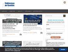 Tablet Screenshot of hablemosdegestion.org